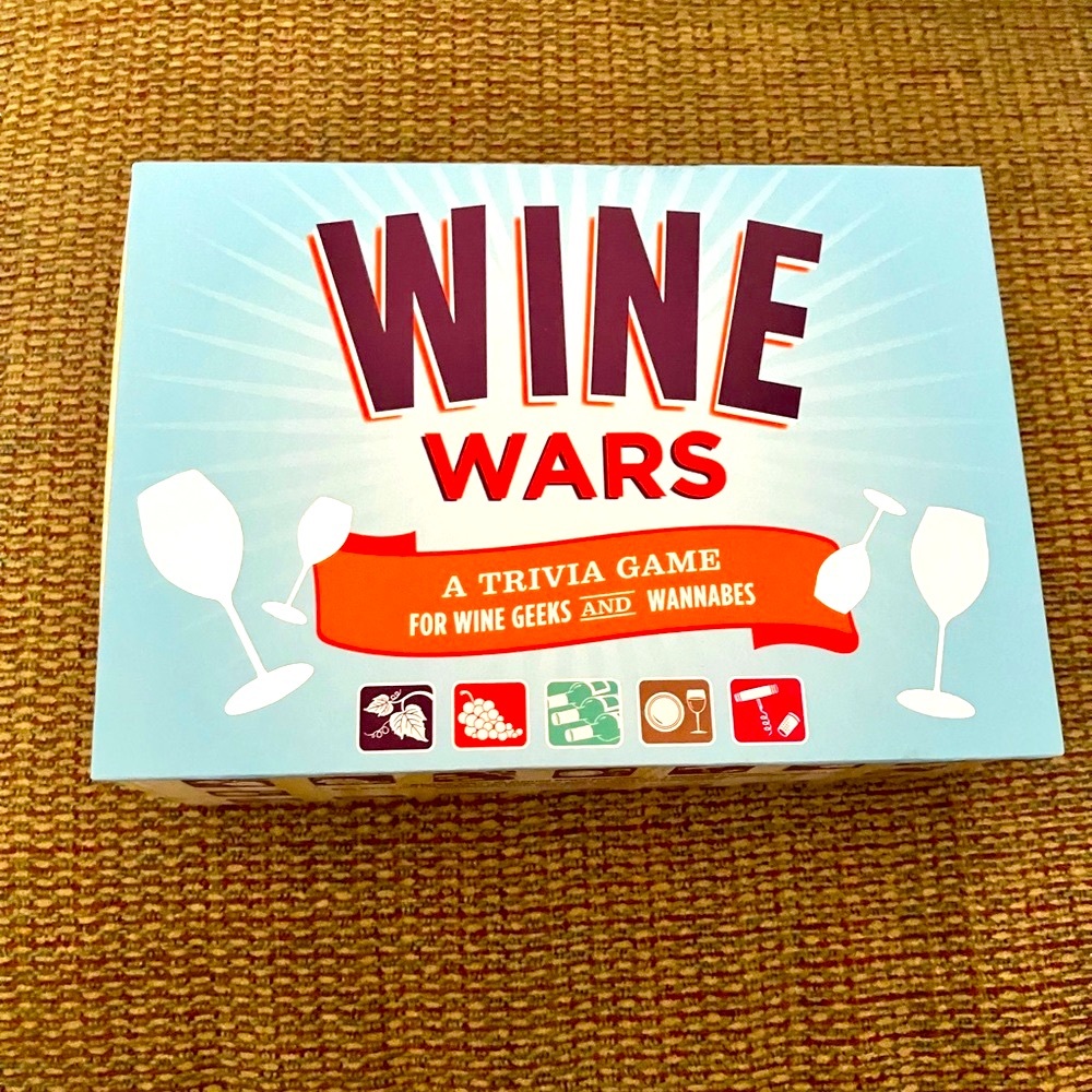 Wine Wars: A Trivia Game For Wine Geeks And Wannabes. Mint Condition.